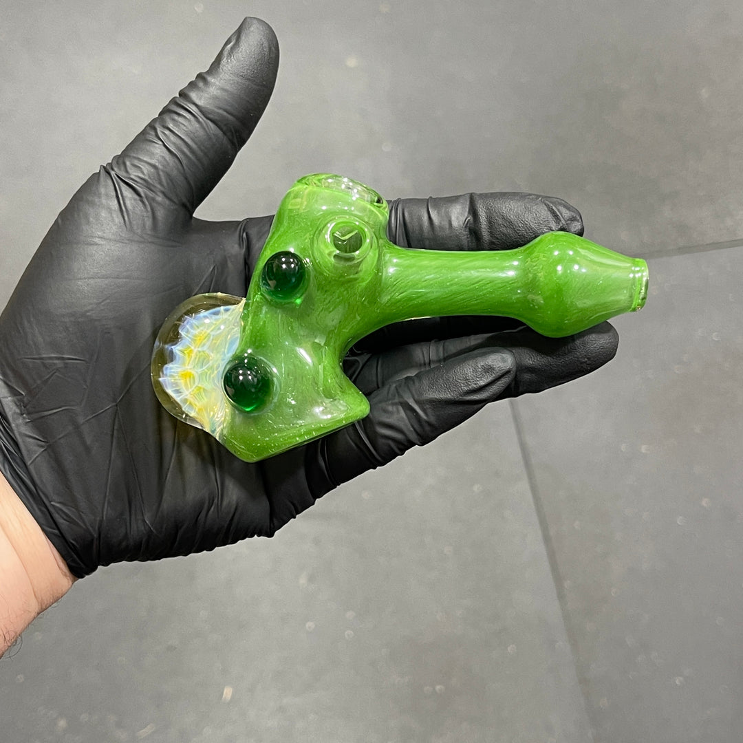 Frit Honeycomb Hammer Glass Pipe Catfish Glass