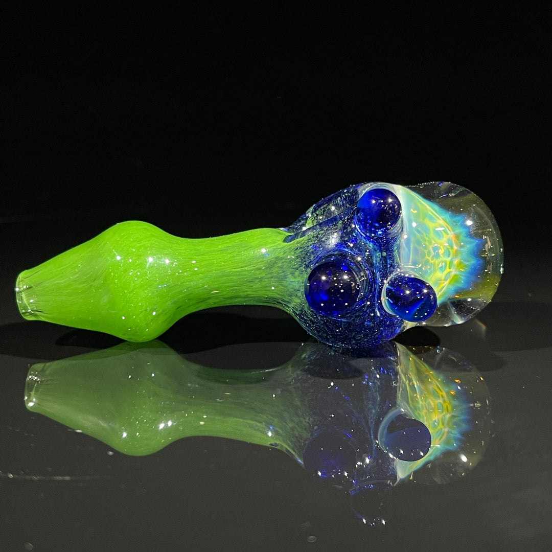 Frit Honeycomb Spoon Glass Pipe Catfish Glass