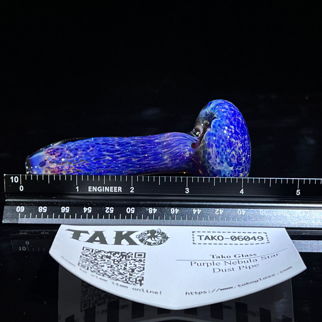 Purple Nebula Star Dust Pipe Glass Pipe Tako Glass   