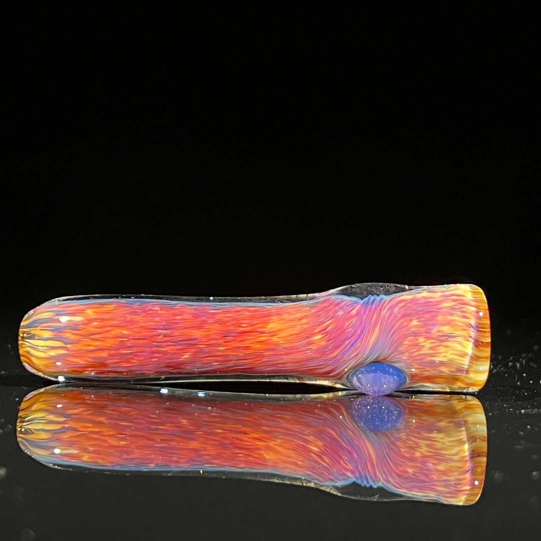 Thick Striking Purple Chillum & Case Combo Glass Pipe Chuck Glass