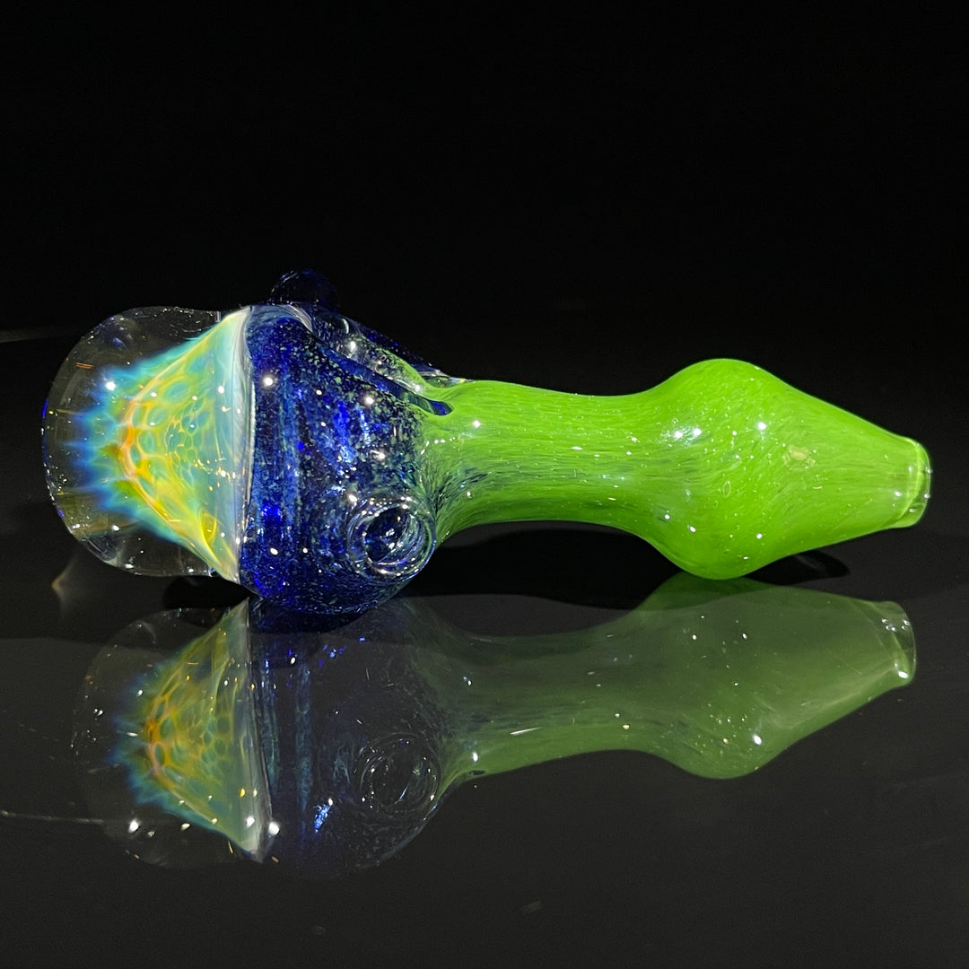 Frit Honeycomb Spoon Glass Pipe Catfish Glass