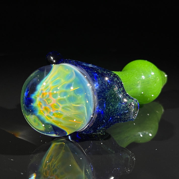 Frit Honeycomb Spoon Glass Pipe Catfish Glass