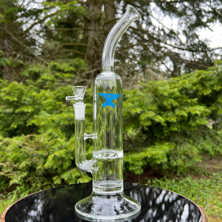 Solid Glass 12" Tornado Bubbler Glass Pipe Solid Glass   