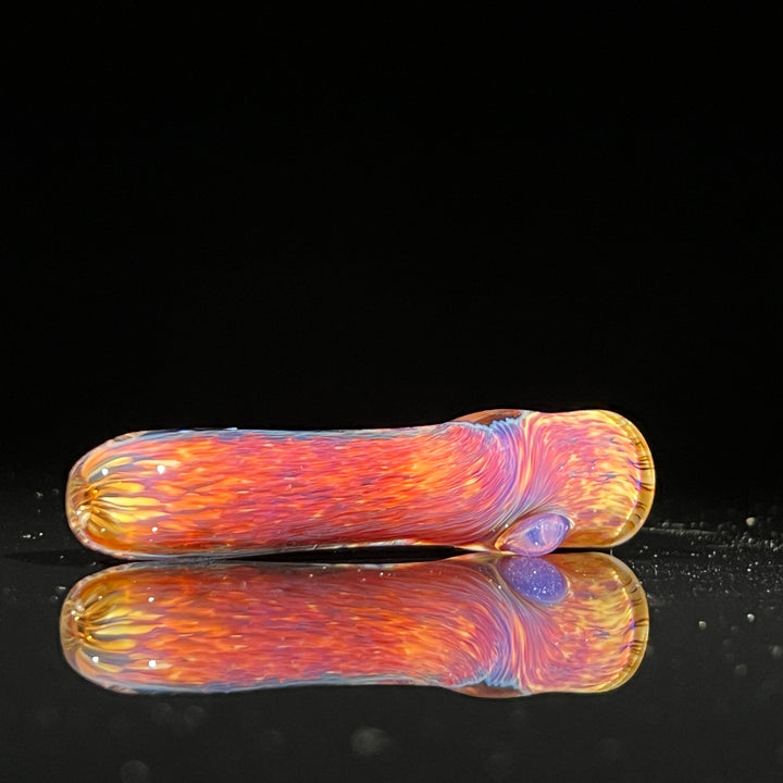 Thick Striking Purple Chillum & Case Combo Glass Pipe Chuck Glass