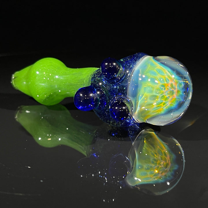 Frit Honeycomb Spoon Glass Pipe Catfish Glass