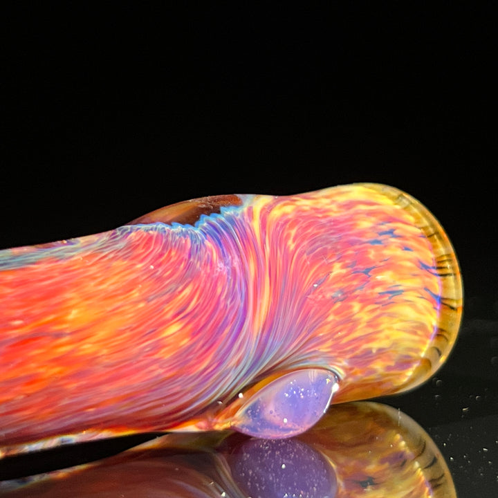 Thick Striking Purple Chillum & Case Combo Glass Pipe Chuck Glass