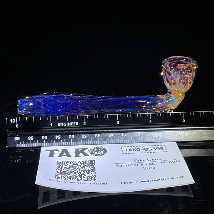 Samurai Kiseru Nebula Pipe Glass Pipe Tako Glass   