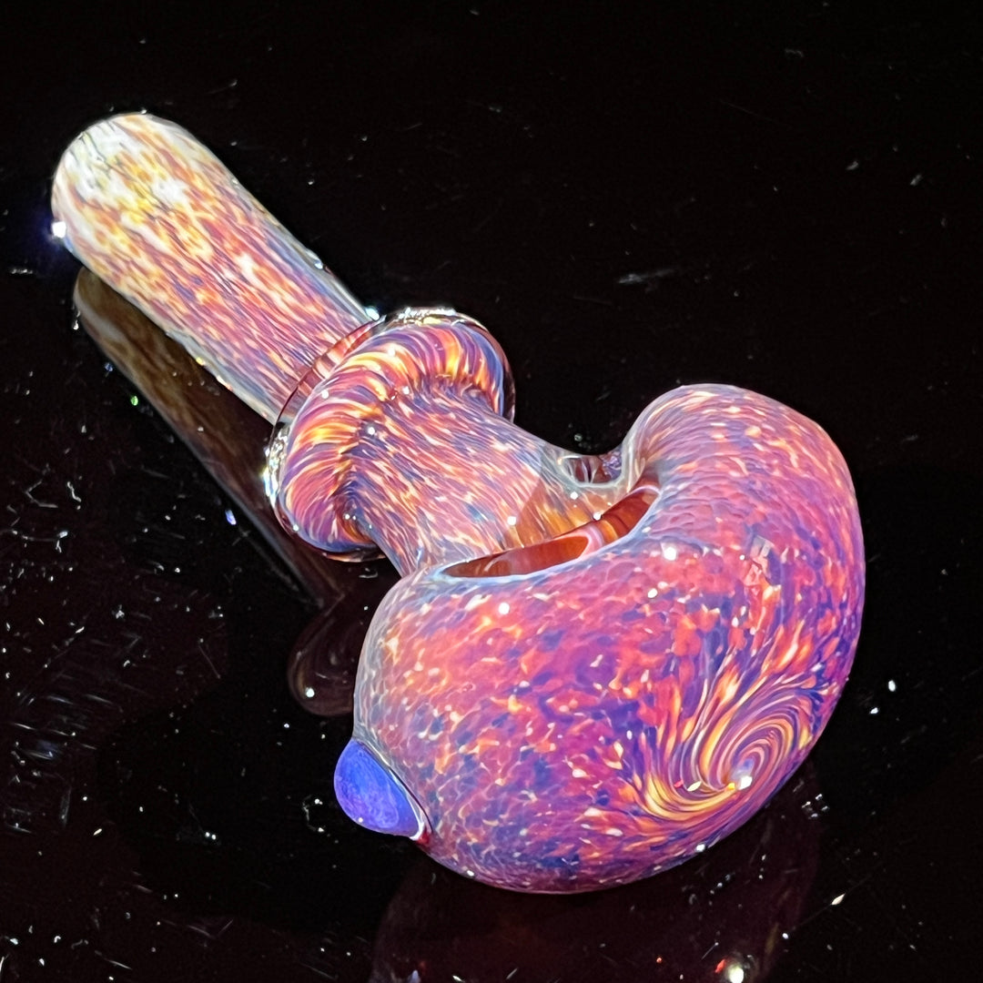 Thick Striking Purple Pipe Glass Pipe Chuck Glass