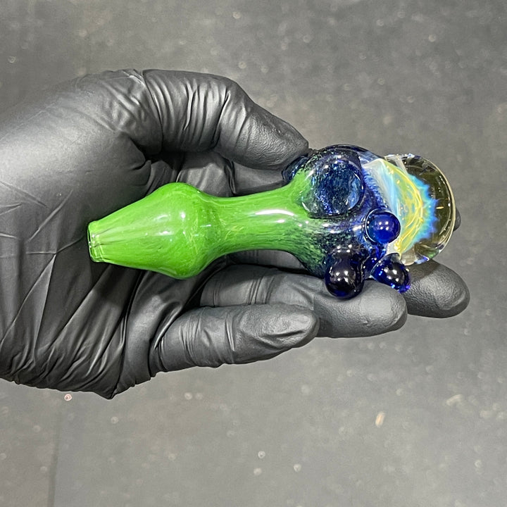 Frit Honeycomb Spoon Glass Pipe Catfish Glass