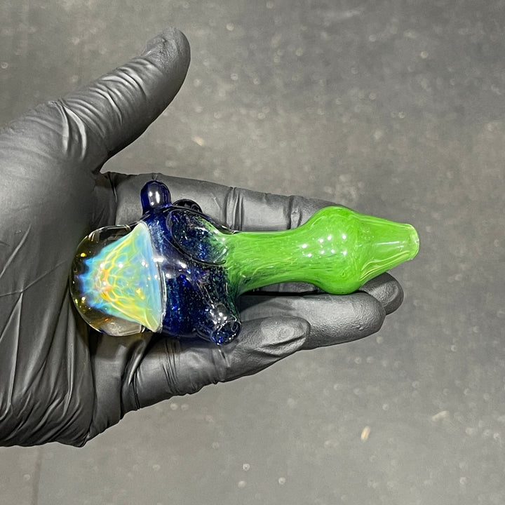 Frit Honeycomb Spoon Glass Pipe Catfish Glass