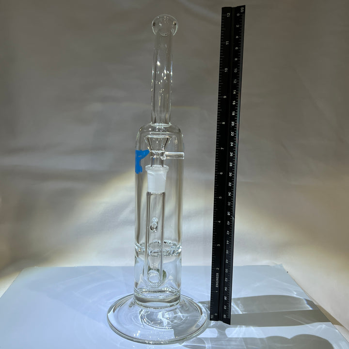 Solid Glass 12" Tornado Bubbler Glass Pipe Solid Glass   