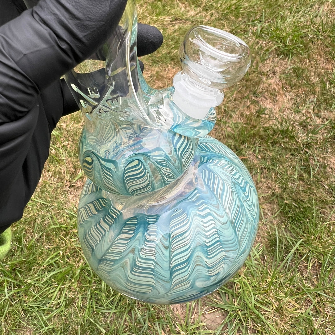 11" Double Bubble Color Rake Bong Glass Pipe Mary Jane's Glass   