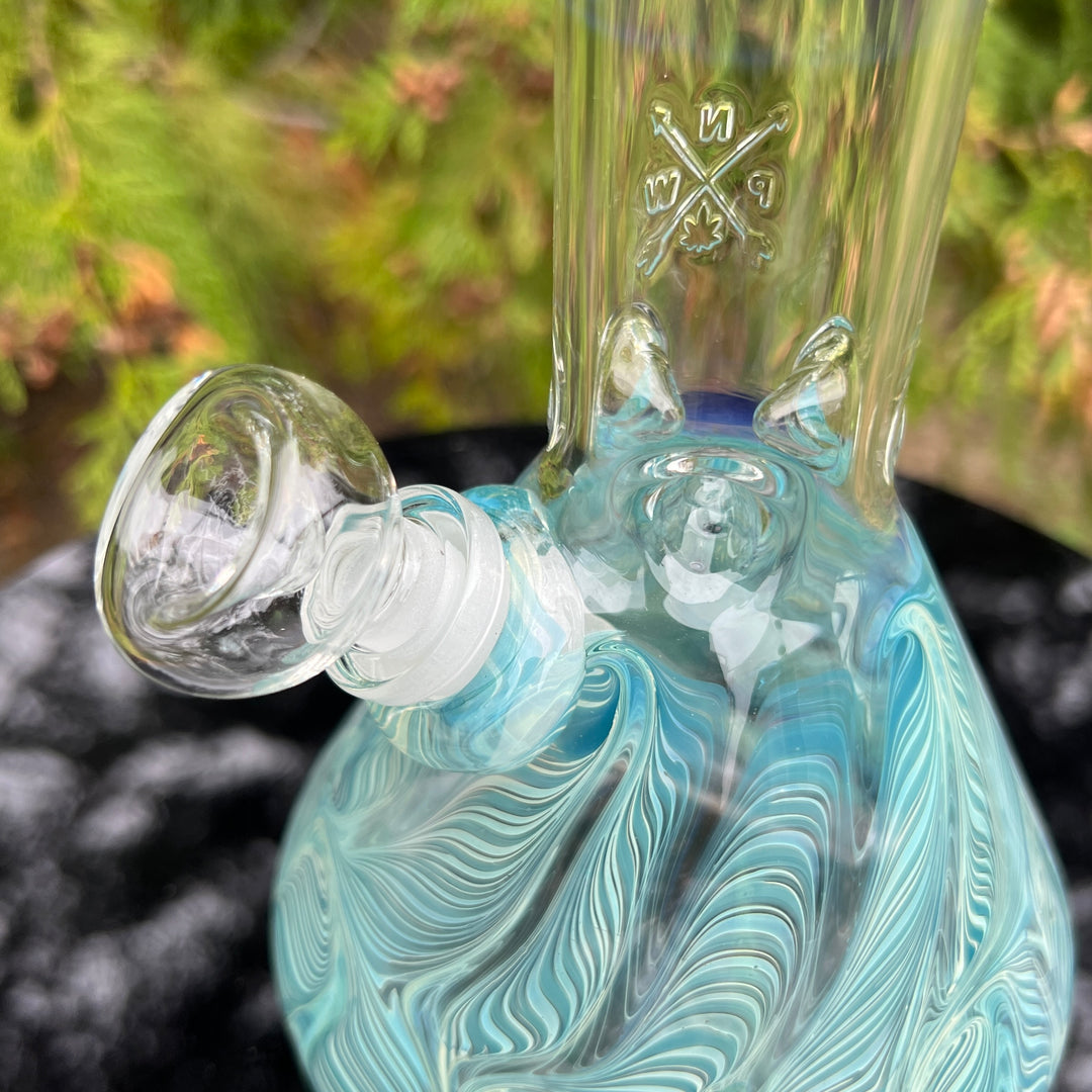 10.5" Color Rake Beaker Bong Glass Pipe Mary Jane's Glass   