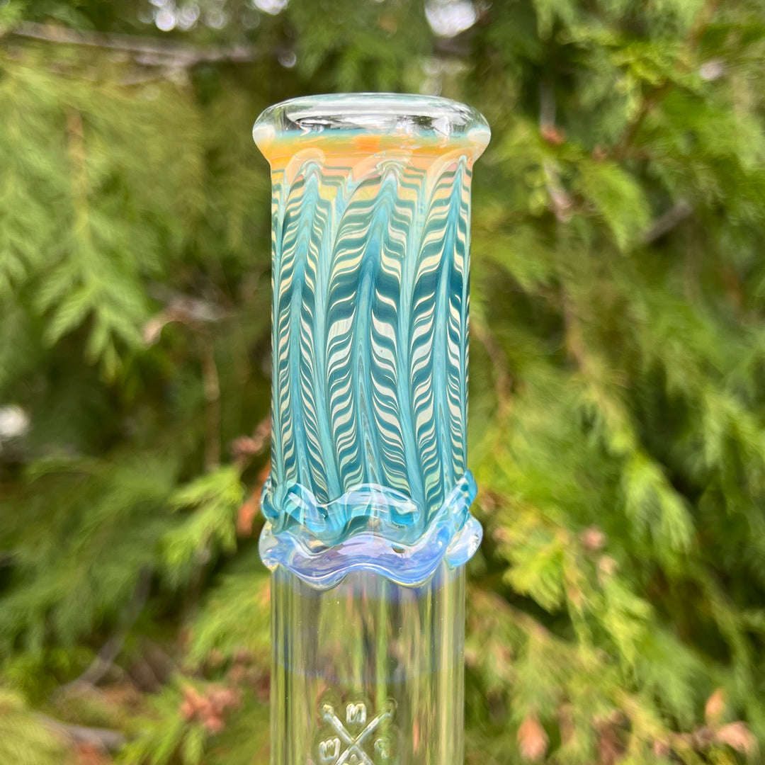 10.5" Color Rake Beaker Bong Glass Pipe Mary Jane's Glass   