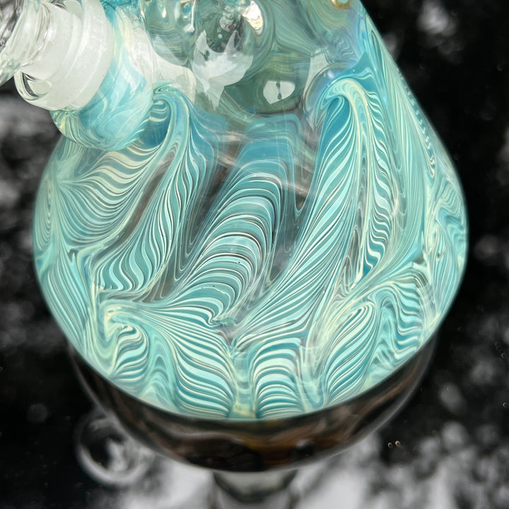 10.5" Color Rake Beaker Bong Glass Pipe Mary Jane's Glass   