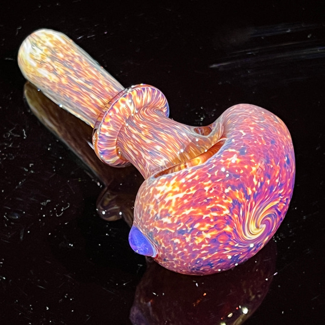 Thick Striking Purple Pipe Glass Pipe Chuck Glass