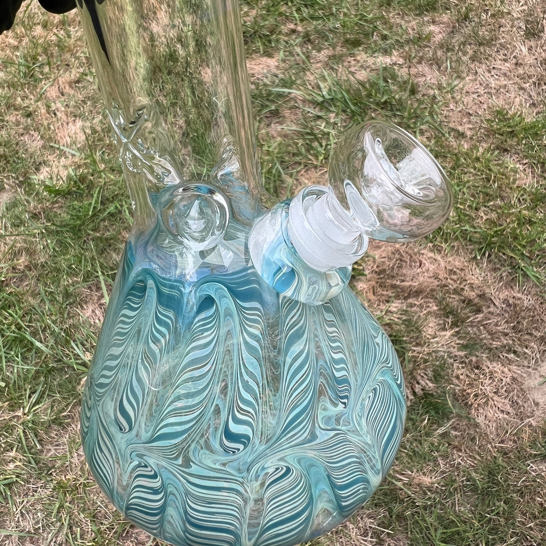 10.5" Color Rake Beaker Bong Glass Pipe Mary Jane's Glass   