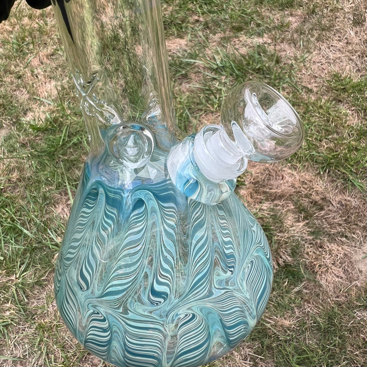 10.5" Color Rake Beaker Bong Glass Pipe Mary Jane's Glass   