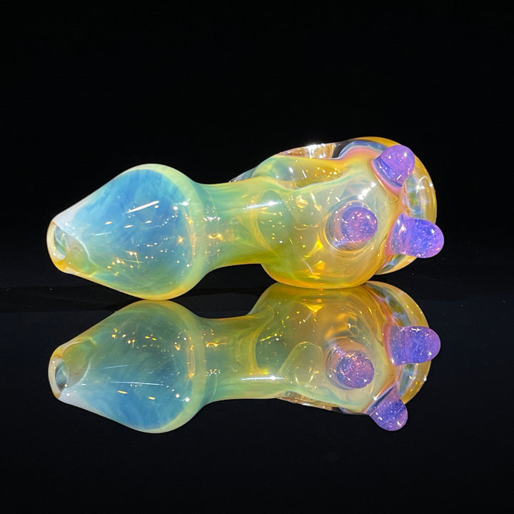 Fumed Honeycomb Spoon Glass Pipe Catfish Glass