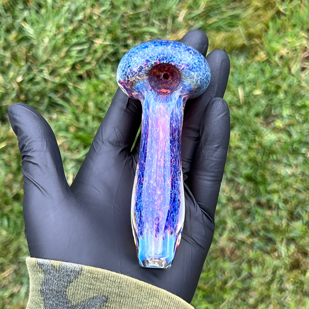 Purple Nebula Space Dust Pipe Glass Pipe Tako Glass   