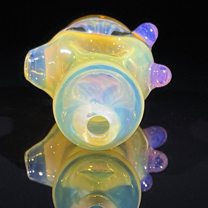 Fumed Honeycomb Spoon Glass Pipe Catfish Glass