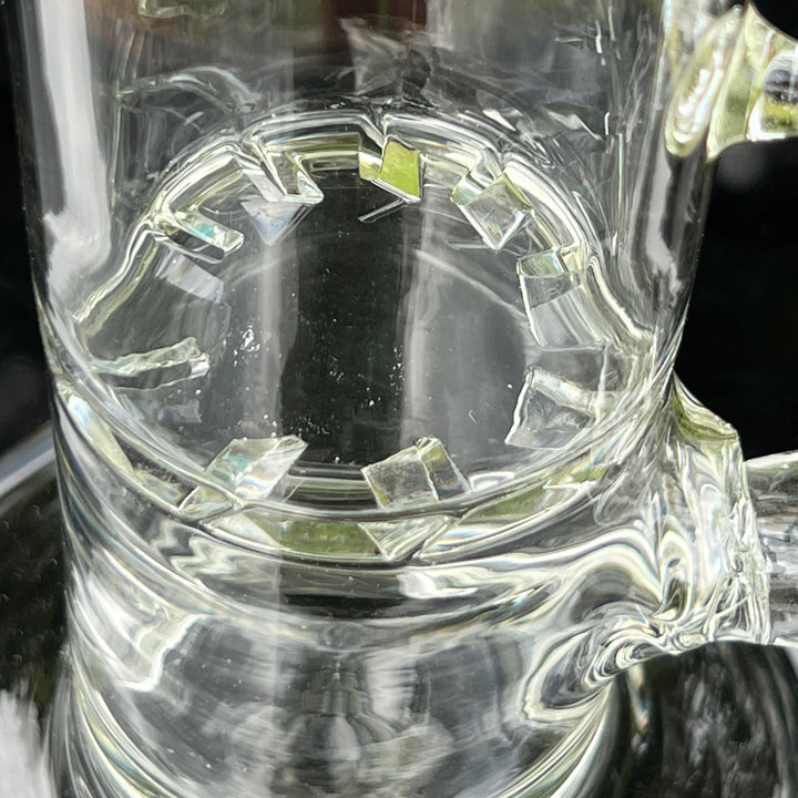 Solid Glass 12" Tornado Bubbler Glass Pipe Solid Glass   