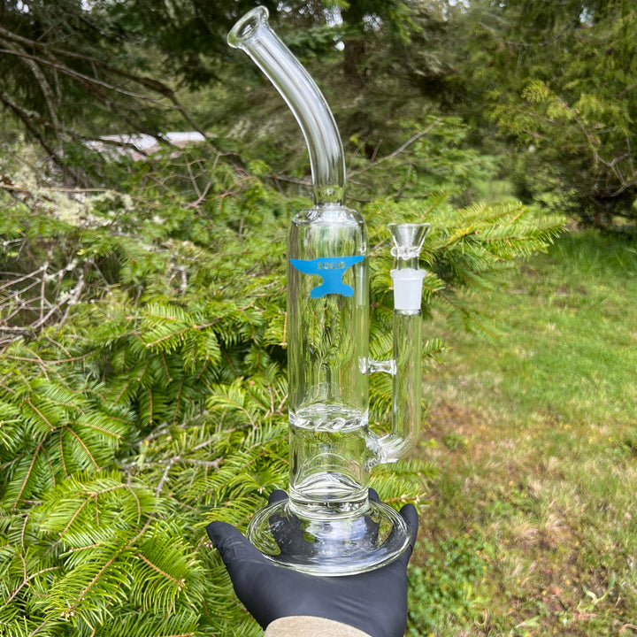 Solid Glass 12" Tornado Bubbler Glass Pipe Solid Glass   