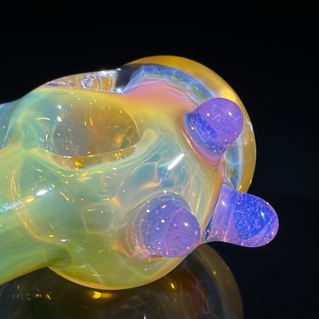 Fumed Honeycomb Spoon Glass Pipe Catfish Glass