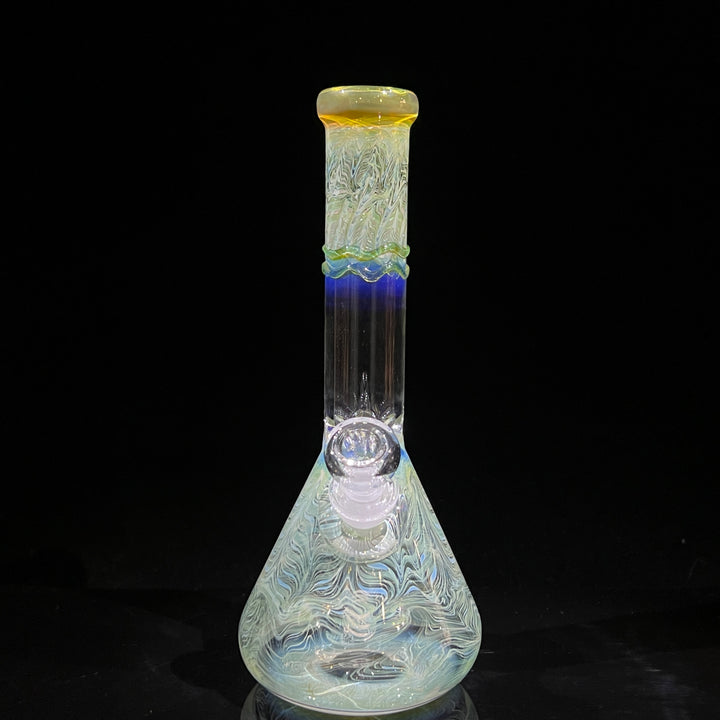 9.5" Color Rake Beaker Bong Glass Pipe Mary Jane's Glass   