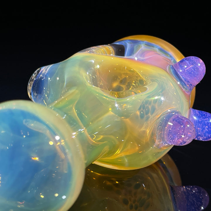 Fumed Honeycomb Spoon Glass Pipe Catfish Glass