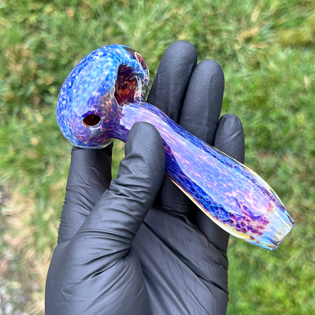 Purple Nebula Star Dust Pipe Glass Pipe Tako Glass   