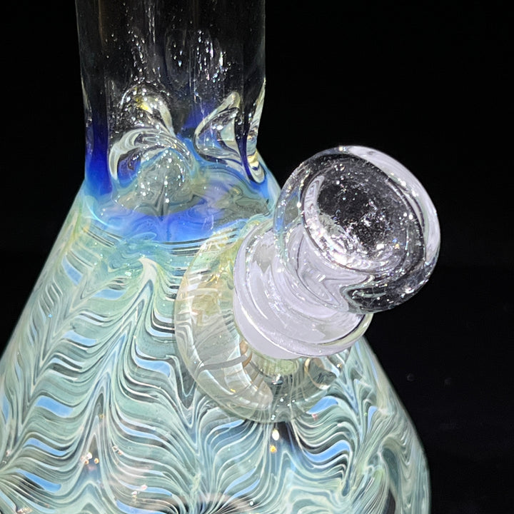 9.5" Color Rake Beaker Bong Glass Pipe Mary Jane's Glass   