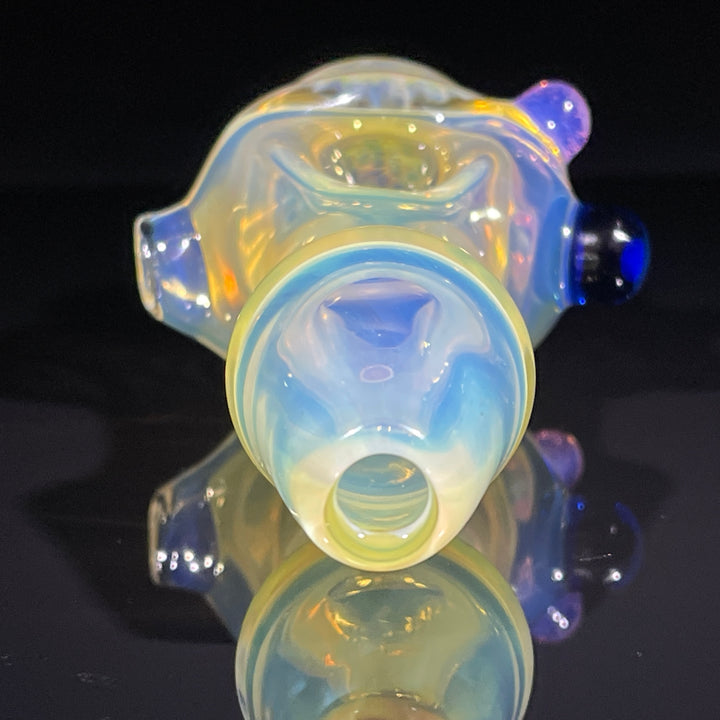 Fumed Honeycomb Spoon Glass Pipe Catfish Glass