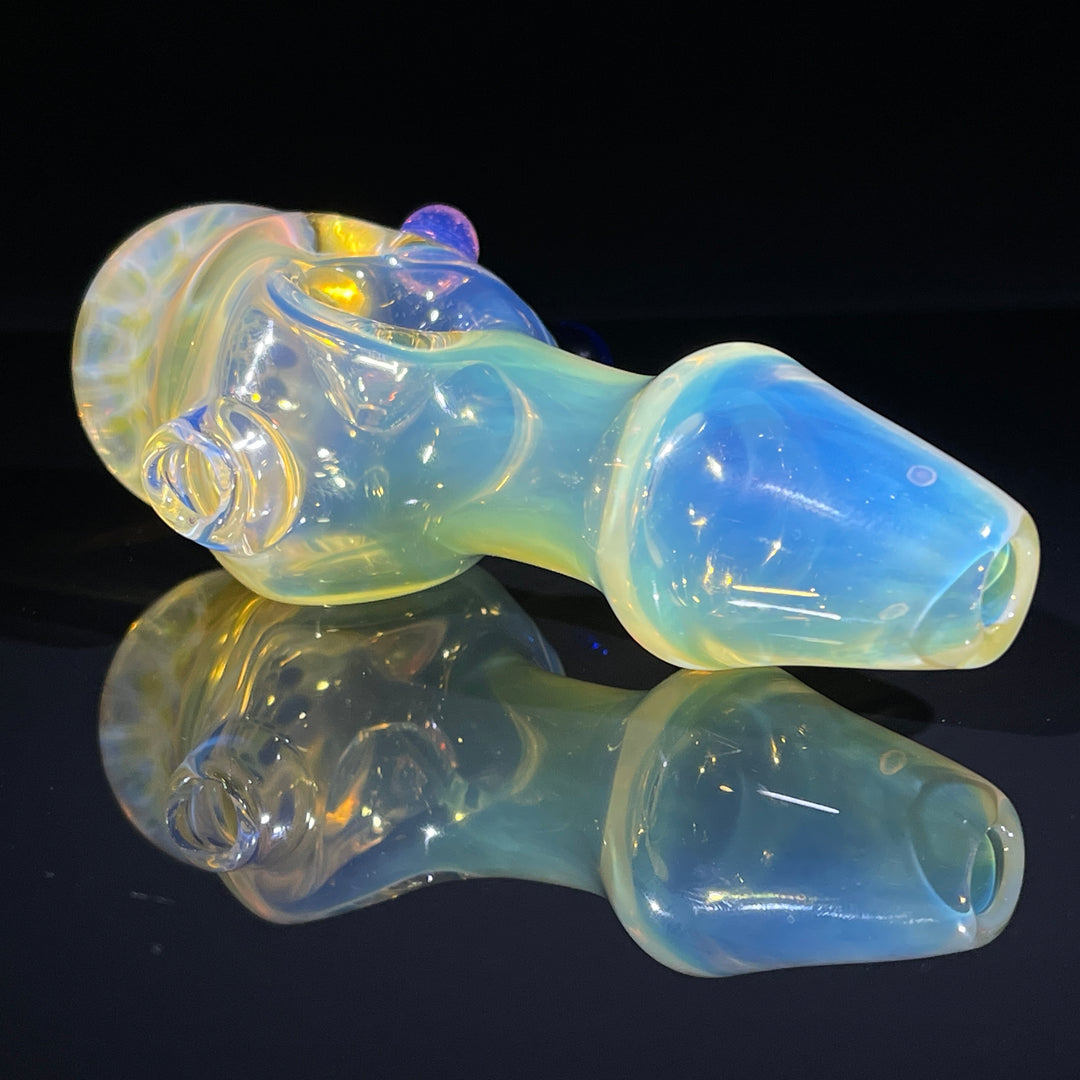 Fumed Honeycomb Spoon Glass Pipe Catfish Glass