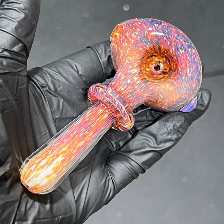 Thick Striking Purple Pipe Glass Pipe Chuck Glass