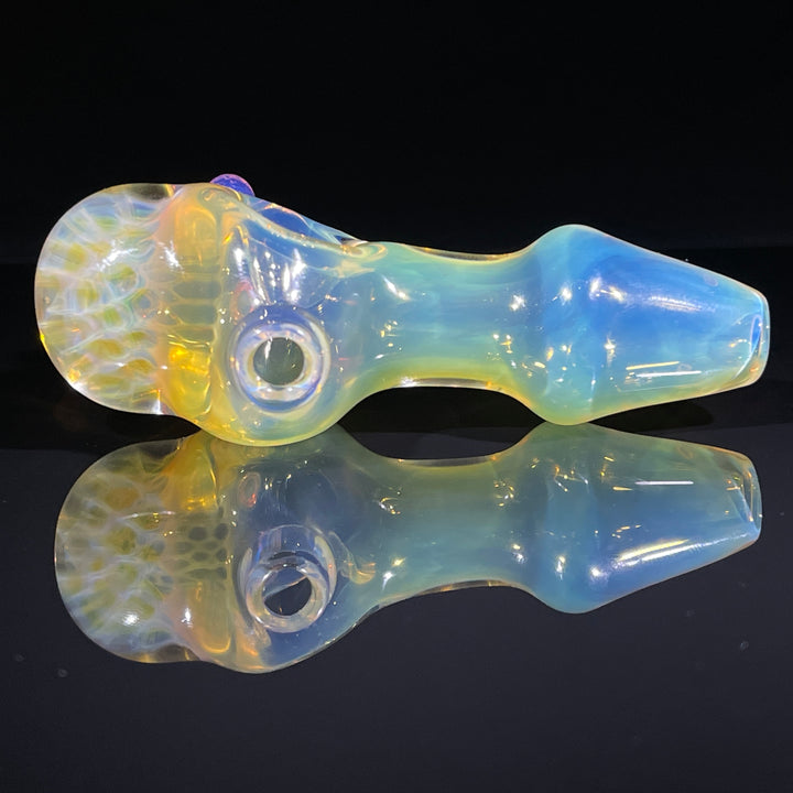 Fumed Honeycomb Spoon Glass Pipe Catfish Glass