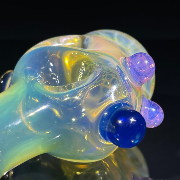 Fumed Honeycomb Spoon Glass Pipe Catfish Glass