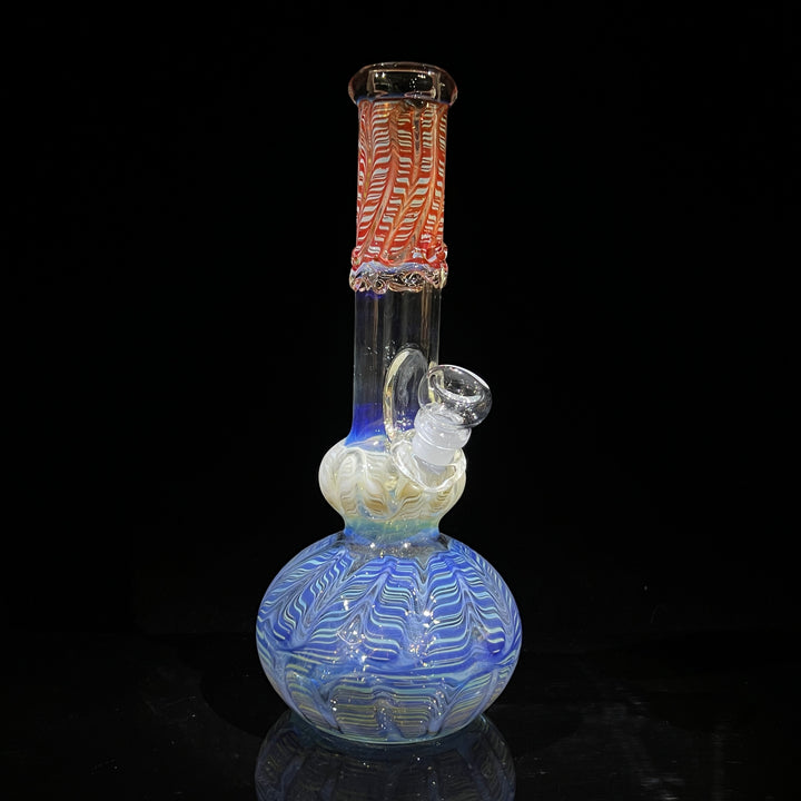 11.5" Double Bubble Color Rake Bong Glass Pipe Mary Jane's Glass   