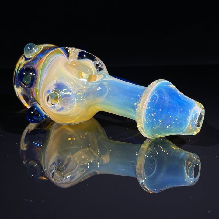 Horned Fume Honeycomb Spoon Glass Pipe Catfish Glass