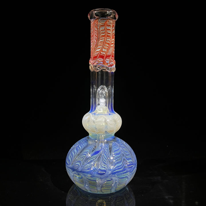 11.5" Double Bubble Color Rake Bong Glass Pipe Mary Jane's Glass   