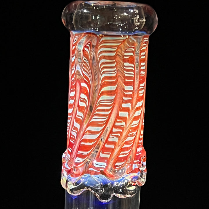 11.5" Double Bubble Color Rake Bong Glass Pipe Mary Jane's Glass   