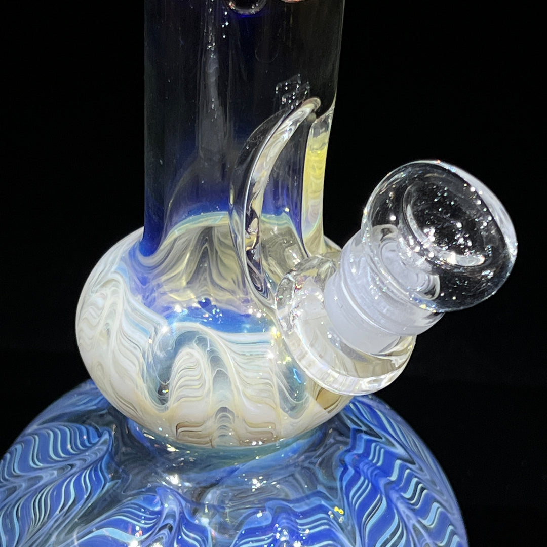 11.5" Double Bubble Color Rake Bong Glass Pipe Mary Jane's Glass   