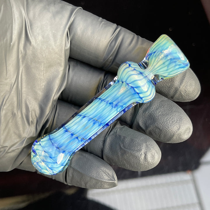 Coil Chillum Glass Pipe Schutz Glass   