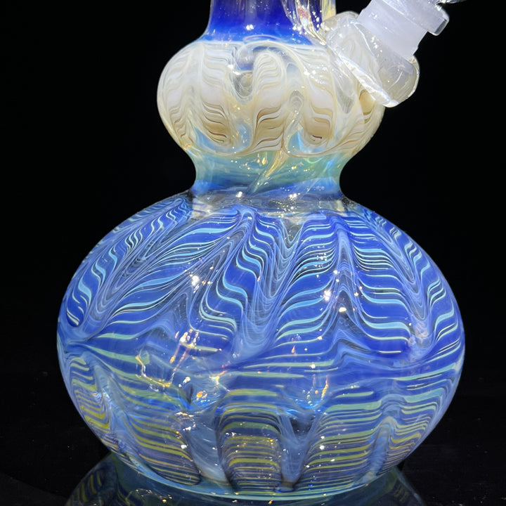 11.5" Double Bubble Color Rake Bong Glass Pipe Mary Jane's Glass   