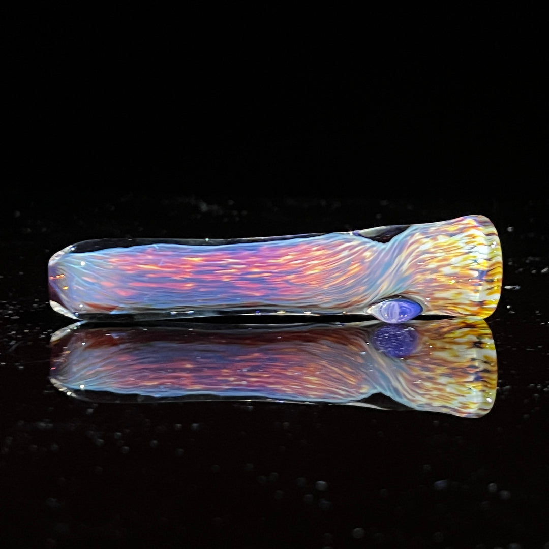 Thick Striking Purple Chillum + Case Combo Glass Pipe Chuck Glass