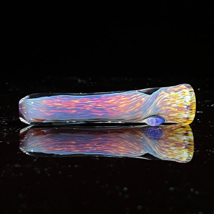 Thick Striking Purple Chillum + Case Combo Glass Pipe Chuck Glass