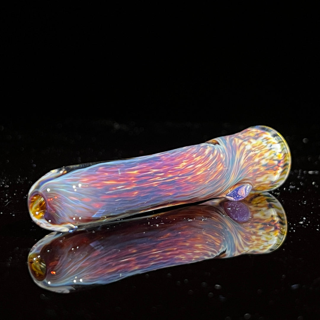 Thick Striking Purple Chillum + Case Combo Glass Pipe Chuck Glass