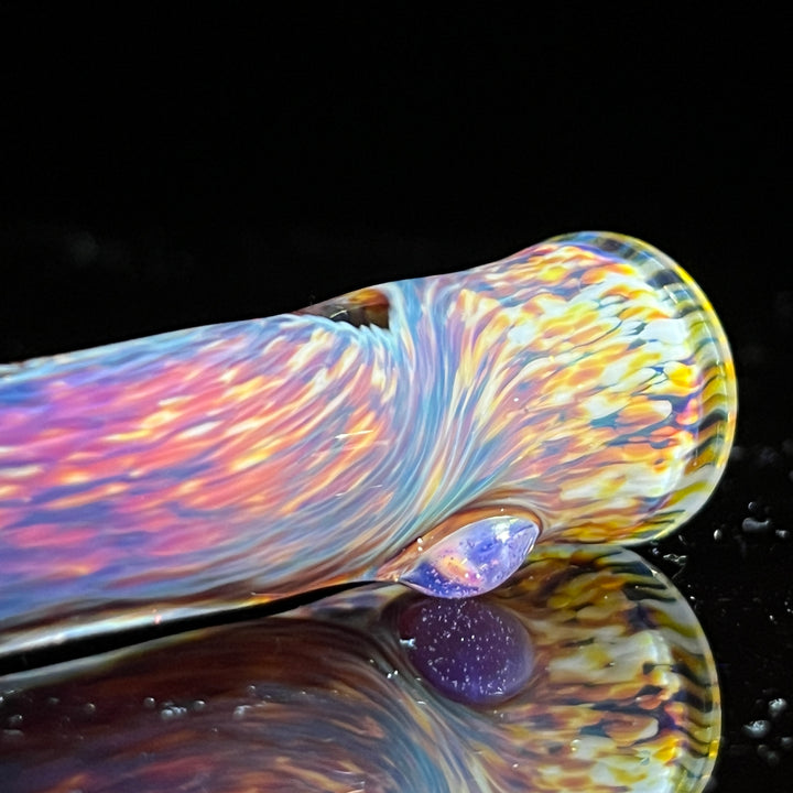 Thick Striking Purple Chillum + Case Combo Glass Pipe Chuck Glass