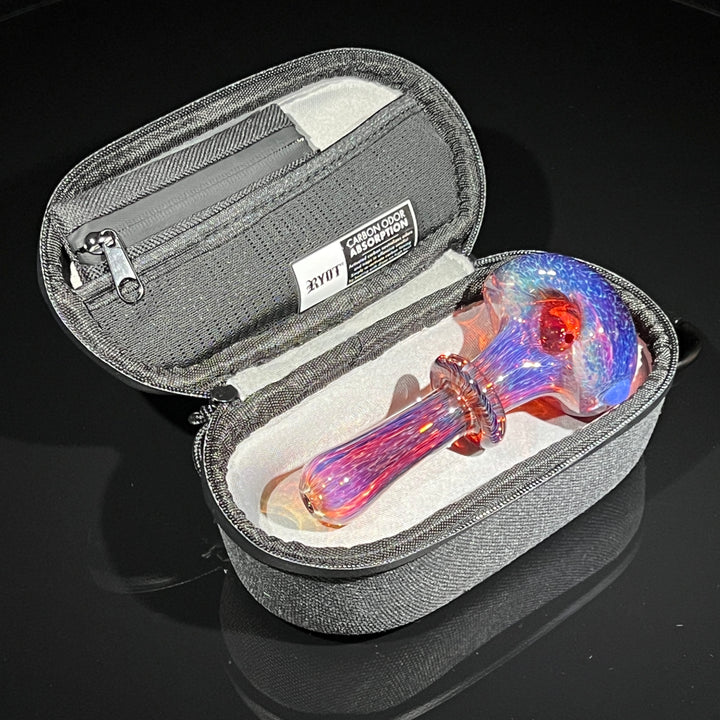 Thick Purple Pipe + Ryot Headcase Combo Glass Pipe Chuck Glass