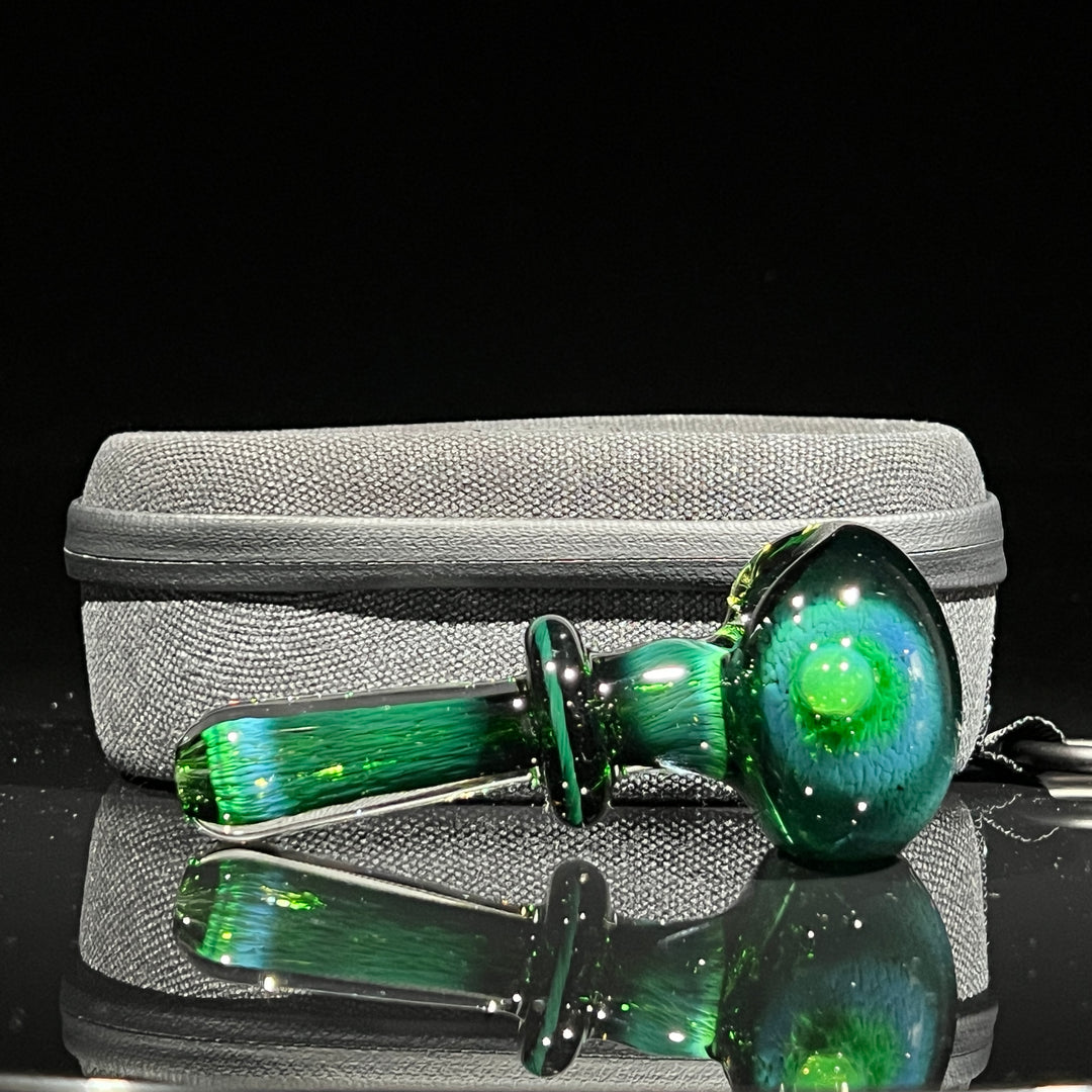 Thick Exp Green Pipe + Ryot Headcase Combo Glass Pipe Chuck Glass